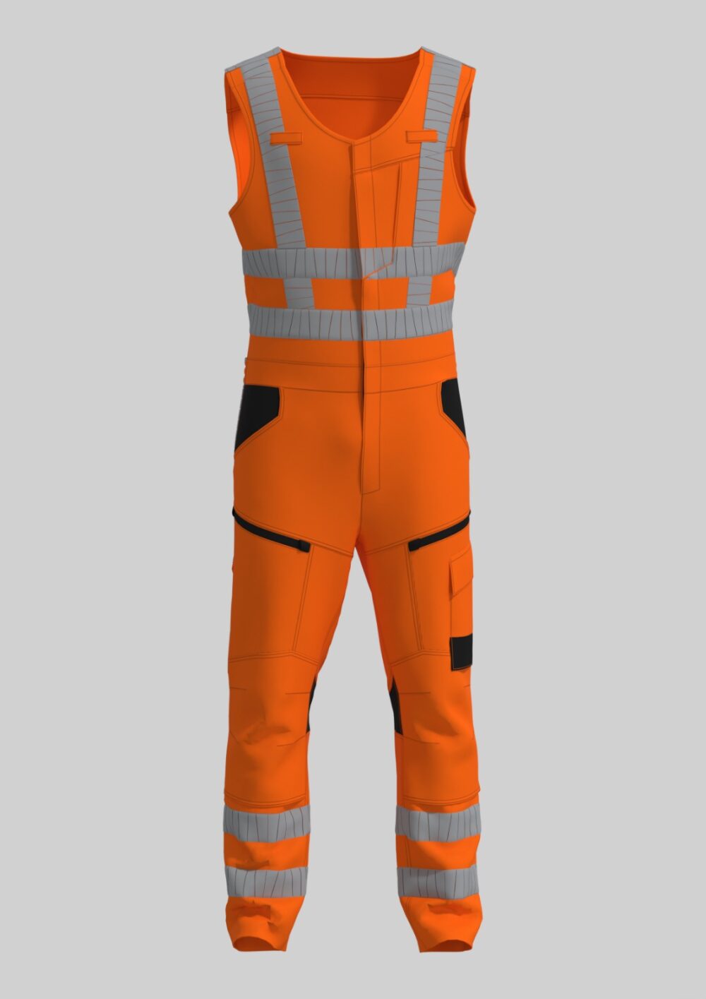 RWS Bodybroek fluo oranje - BBSRWS100