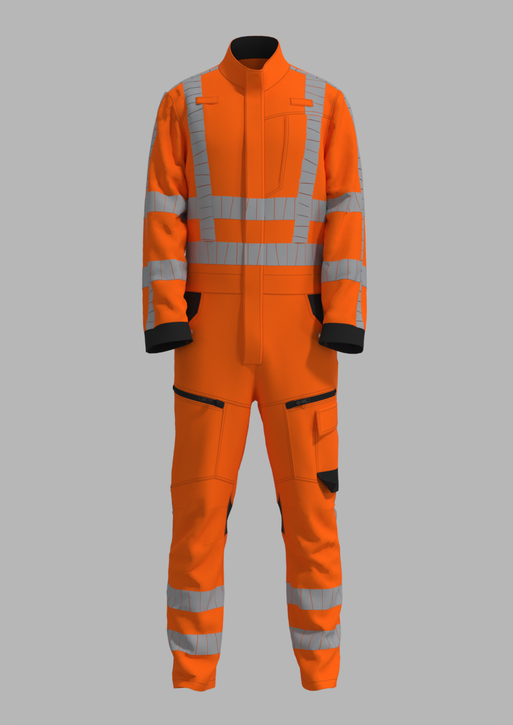 RWS Overall fluo oranje - OVSRWS100